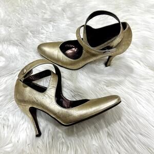Donald Pliner Couture Deena Mary Jane Leather Pumps Sz 7